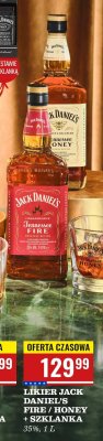 Likier Jack Daniel's Fire/Honey promocja