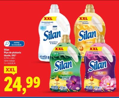 Płyn do płukania tkanin Silan Fascinating Frangipani  promocja w Lidl
