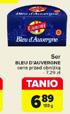 Ser blue auvergne Candia promocja