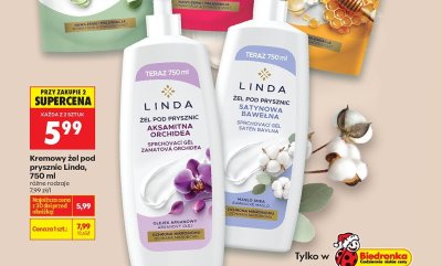 Kremowy żel pod prysznic, różne rodzaje promocja w Biedronka