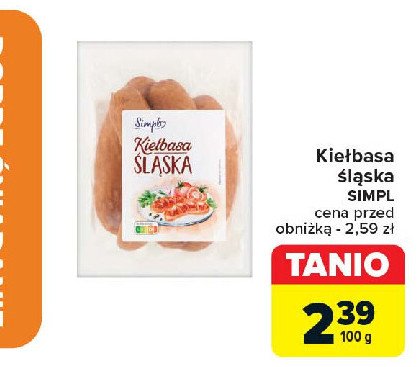 Kiełbasa śląśka Simpl promocja