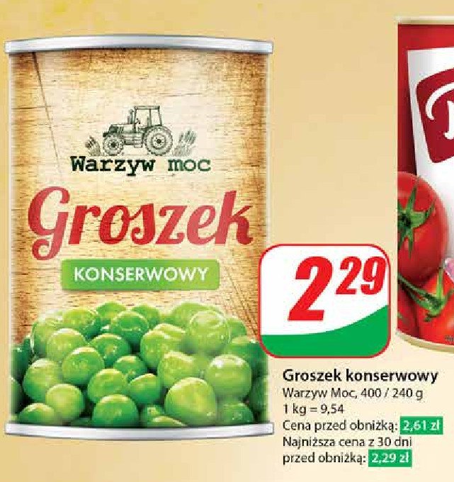 Groszek konserwowy Warzyw moc promocja