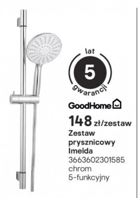 Zestaw prysznicowy Imelda promocja w Castorama