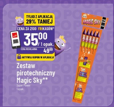 Zestaw pirotechniczny Magic Sky Super Power promocja w POLOmarket