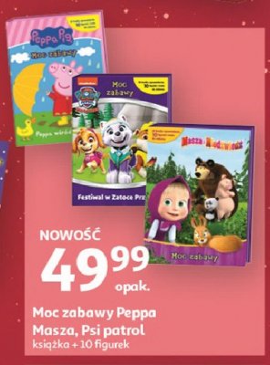 Książka moc zabawy psi patrol + 10 figurek promocja