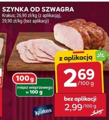 Szynka od szwagra Krakus promocja w Stokrotka