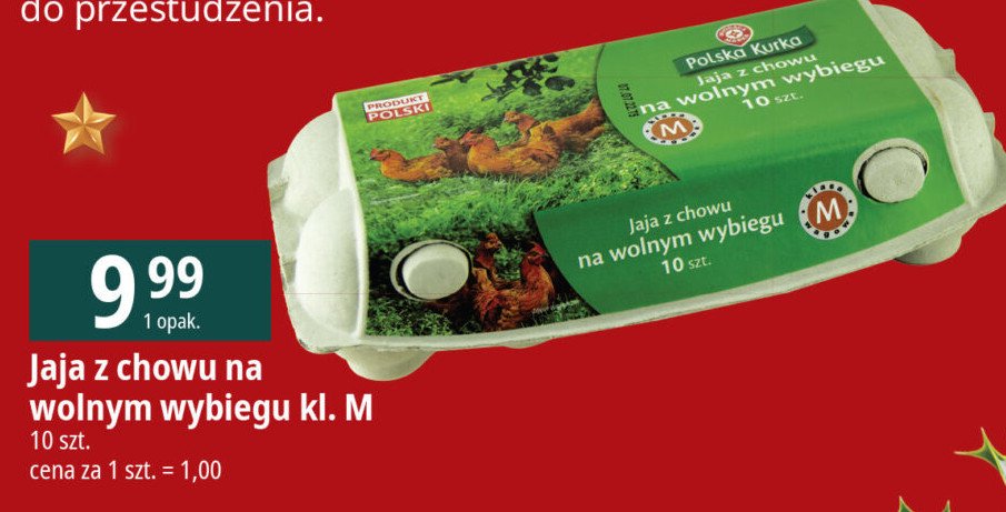 Jaja kl. m Wiodąca marka polska kurka promocja w Leclerc