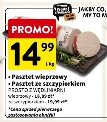 Pasztet wieprzowy Prosto z wędliniarni promocja