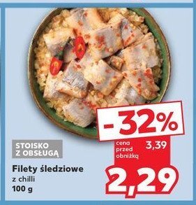 Filety śledziowe z chili promocja w Kaufland