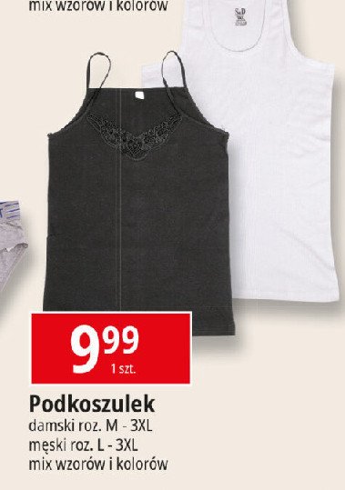 Podkoszulek damski rozm. l-3xl promocja