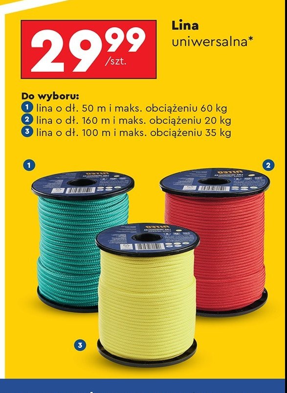 Lina uniwersalna 100 m Niteo tools promocja w Biedronka