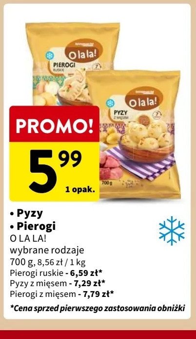 Pierogi z mięsem O la la! promocja