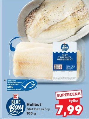 Halibut filet bez skóry promocja w Kaufland