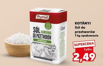 Sól kamienna do przetworów Prymat promocja w Kaufland