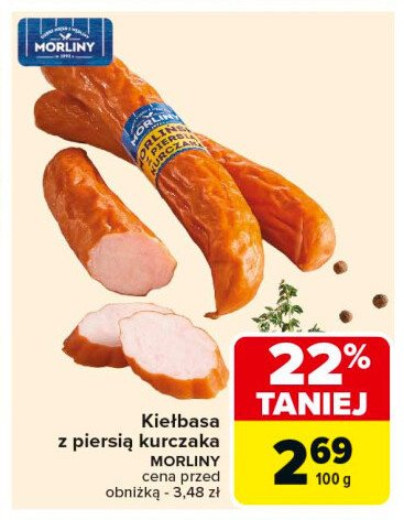 Kiełbasa z piersią kurczaka Morliny promocja