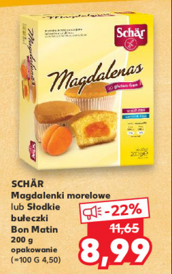 Bułeczki słodkie bon matin Schar promocja