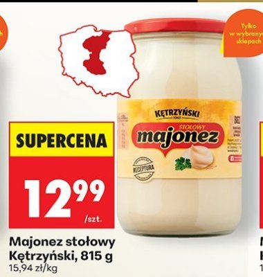 Majonez stołowy, 815 g promocja w Biedronka
