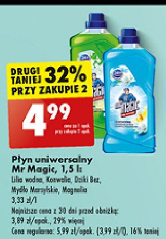 Płyn uniwersalny mydło marsylskie Mr magic promocja