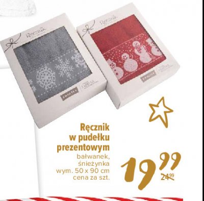 Ręcznik 50 x 90 cm śnieżynka Zwoltex promocja