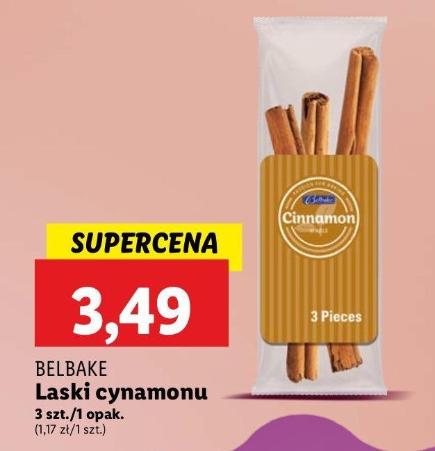 Laski cynamonowe Belbake promocja