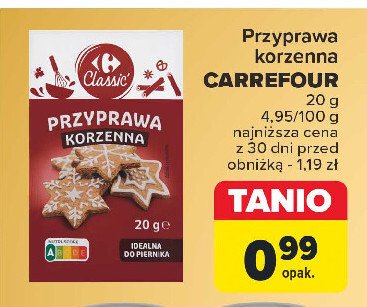 Przyprawa korzenna Carrefour promocja w Carrefour Market