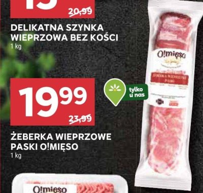 Delikatna szynka wieprzowa bez kości promocja w Stokrotka