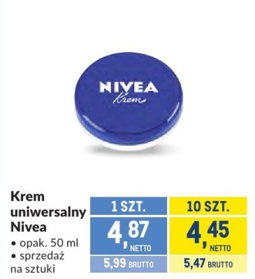 Krem uniwersalny Nivea promocja w Makro