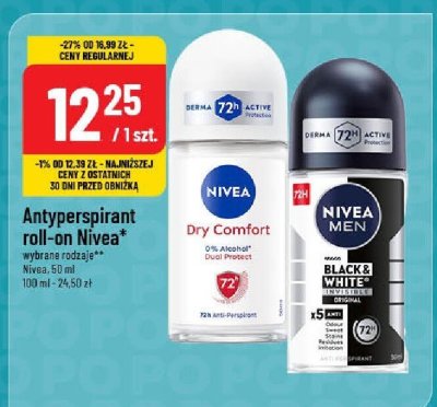 Antyperspirant roll-on Nivea promocja w POLOmarket