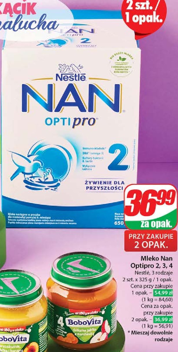 Mleko 3 Nestle nan optipro promocja