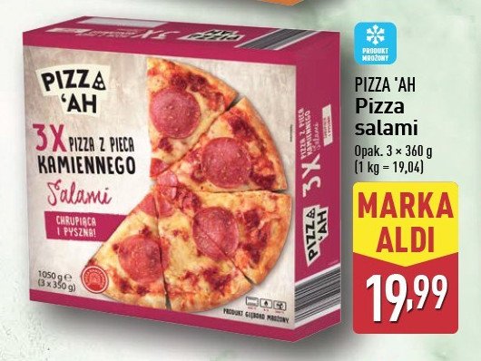 Pizza salami PIZZ'AH promocja