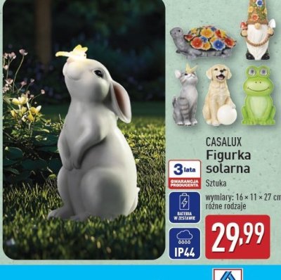 Figurka solarna skrzat Casalux promocja