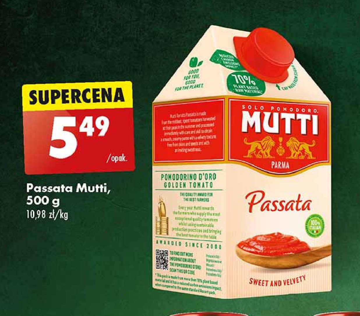Passata pomidorowa mutti Mutti promocja