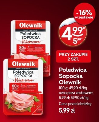 Polędwica Sopocka Wieprzowa Olewnik promocja w Żabka