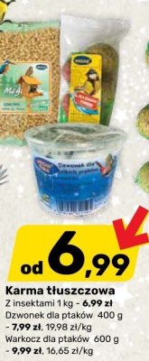 Karma tłuszczowa z insektami 1 kg promocja w Bricomarche