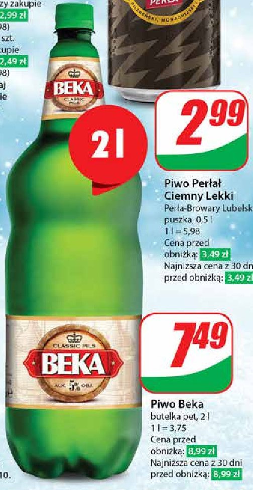 Piwo Beka export promocja