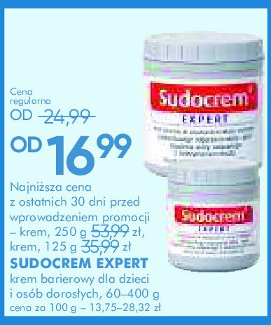 Krem do pielęgnacji skóry Sudocrem promocja w Super-Pharm