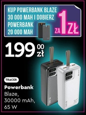 Powerbank Blaze 30000 mAh 65 W promocja w Biedronka