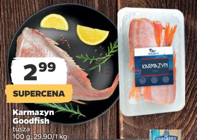 Karmazyn filet ze skórą Goodfish promocja