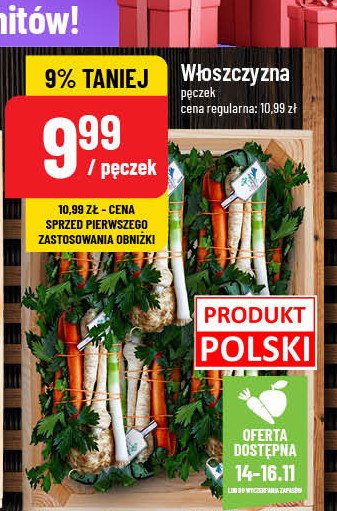 Włoszczyzna pęczek promocja