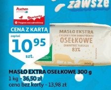 Masło osełkowe extra Auchan pewni dobrego promocja