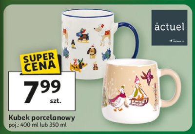 Kubek porcelanowy poj.: 400 ml lub 350 ml promocja w Auchan