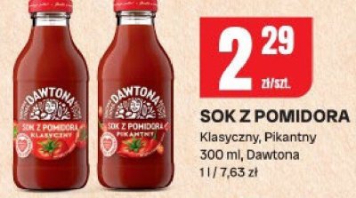Sok z pomidora Dawtona klasyczny, pikantny promocja w Chorten