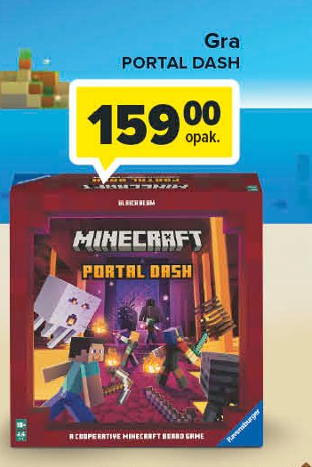 Gra portal dash minecraft Ravensburger promocja