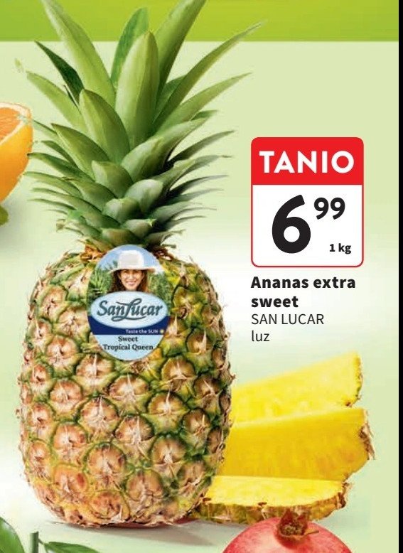 Ananas Sanlucar promocja w Intermarche