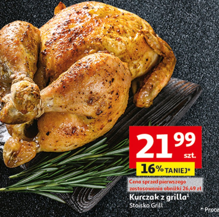 Kurczak z grilla promocja w Auchan