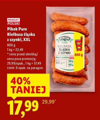 Kiełbasa śląska promocja w Lidl