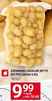 Ziemniaki jadalne myte Selgros promocja