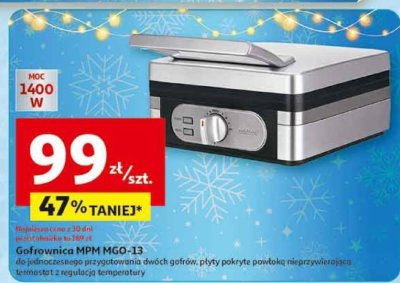 Gofrownica MPM MGO-13 promocja w Auchan