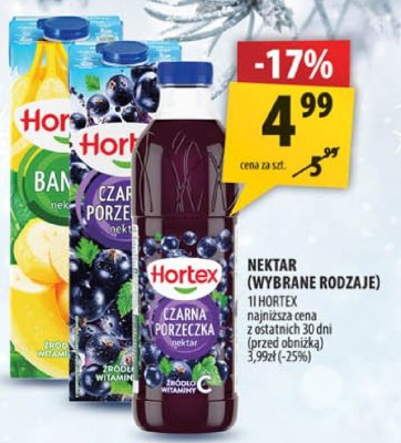 Nektar Hortex (wybrane rodzaje) promocja w Arhelan