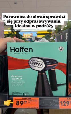 Parownica do ubrań 1600W promocja w Biedronka